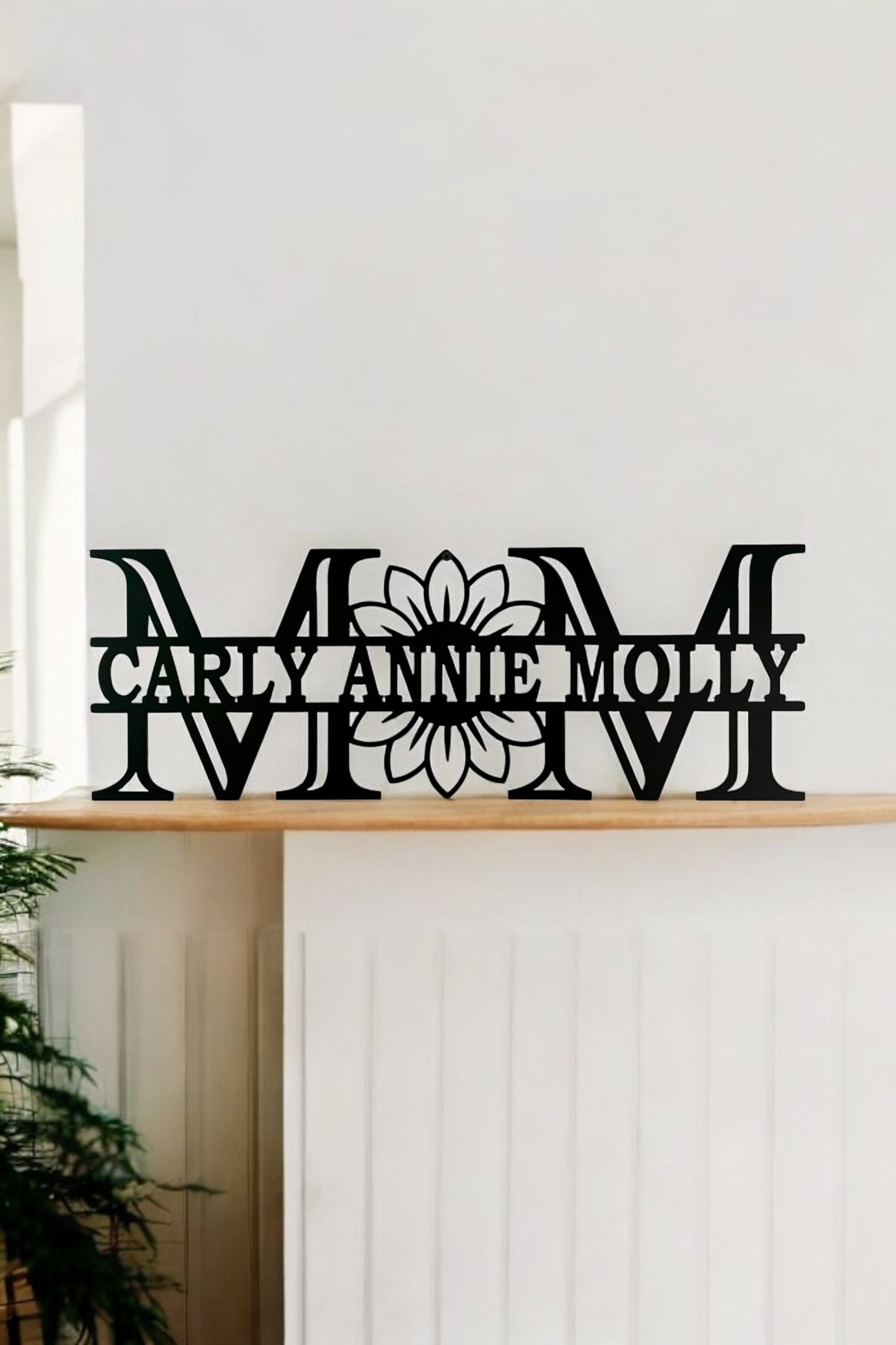Personalized "Mom" with Names Home Decor