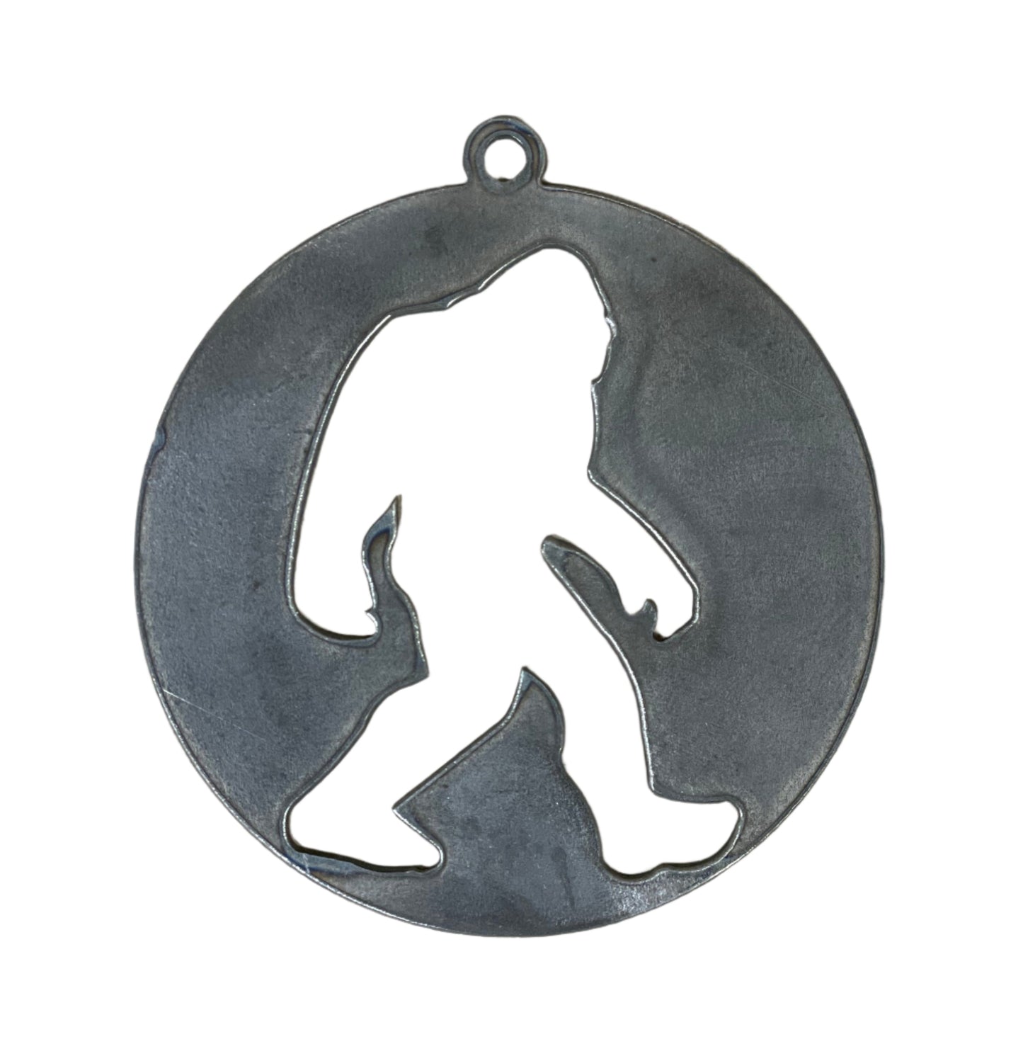 4" Bigfoot Metal Ornament