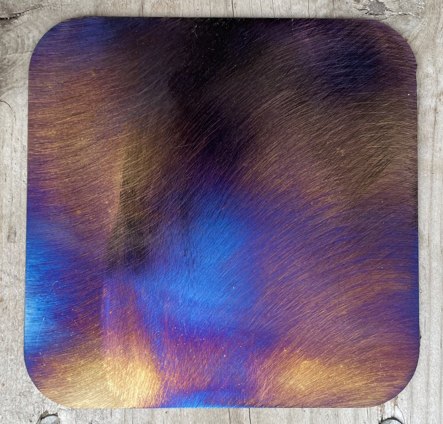 Rainbow like coloring finish option