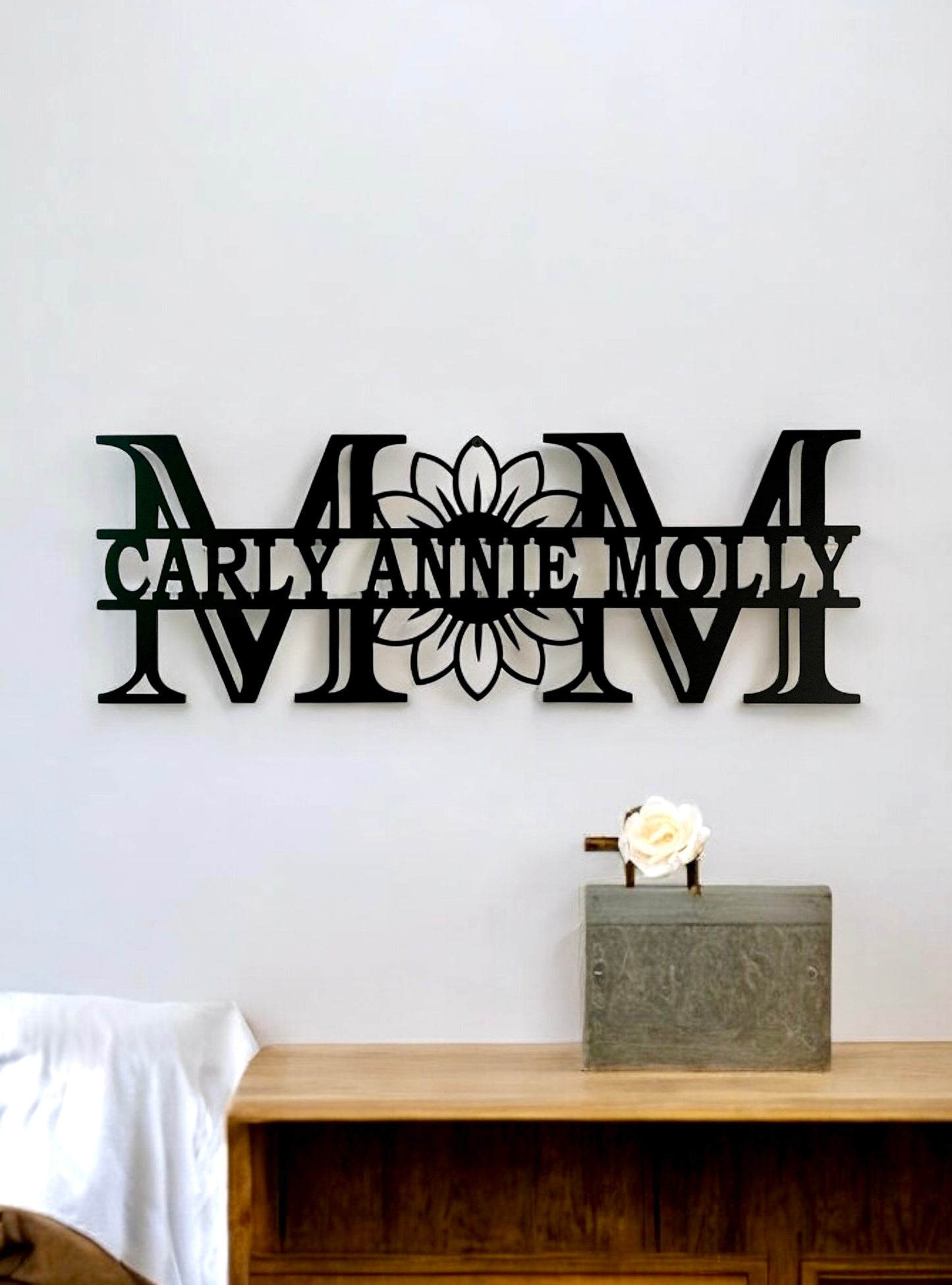 Personalized "Mom" with Names Home Decor