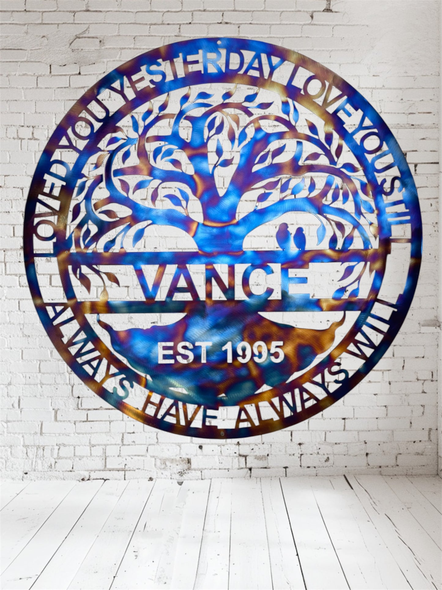 Personalized Tree of Life with Loving Message