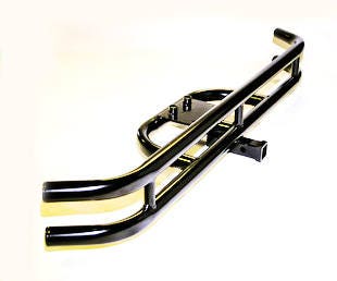 EZGO TXT Golf Cart Rear Bumper with Optional Hitch Receiver | Durable Metal Accessory | Made in Michigan
