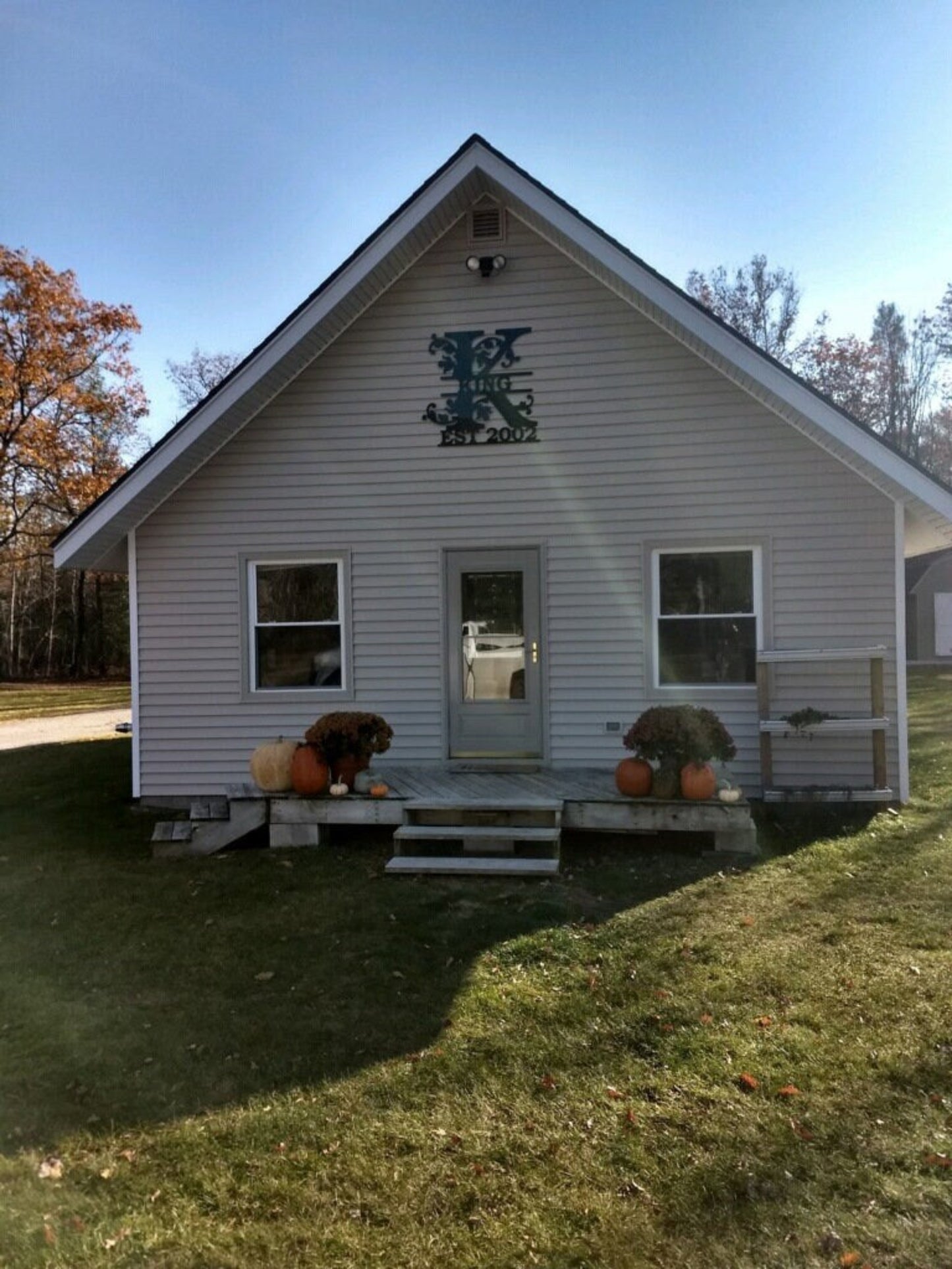 Personalized Monogram Letter with Name and Date