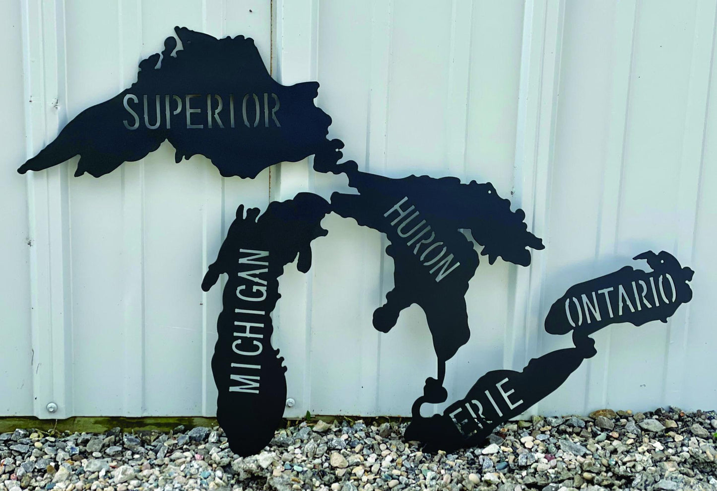 The Great Lakes with names