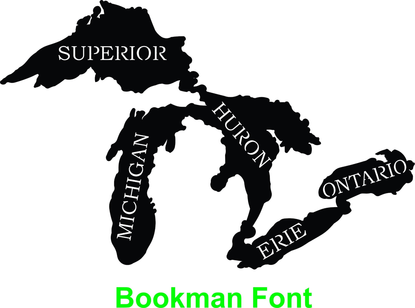 Bookman font in Great Lakes