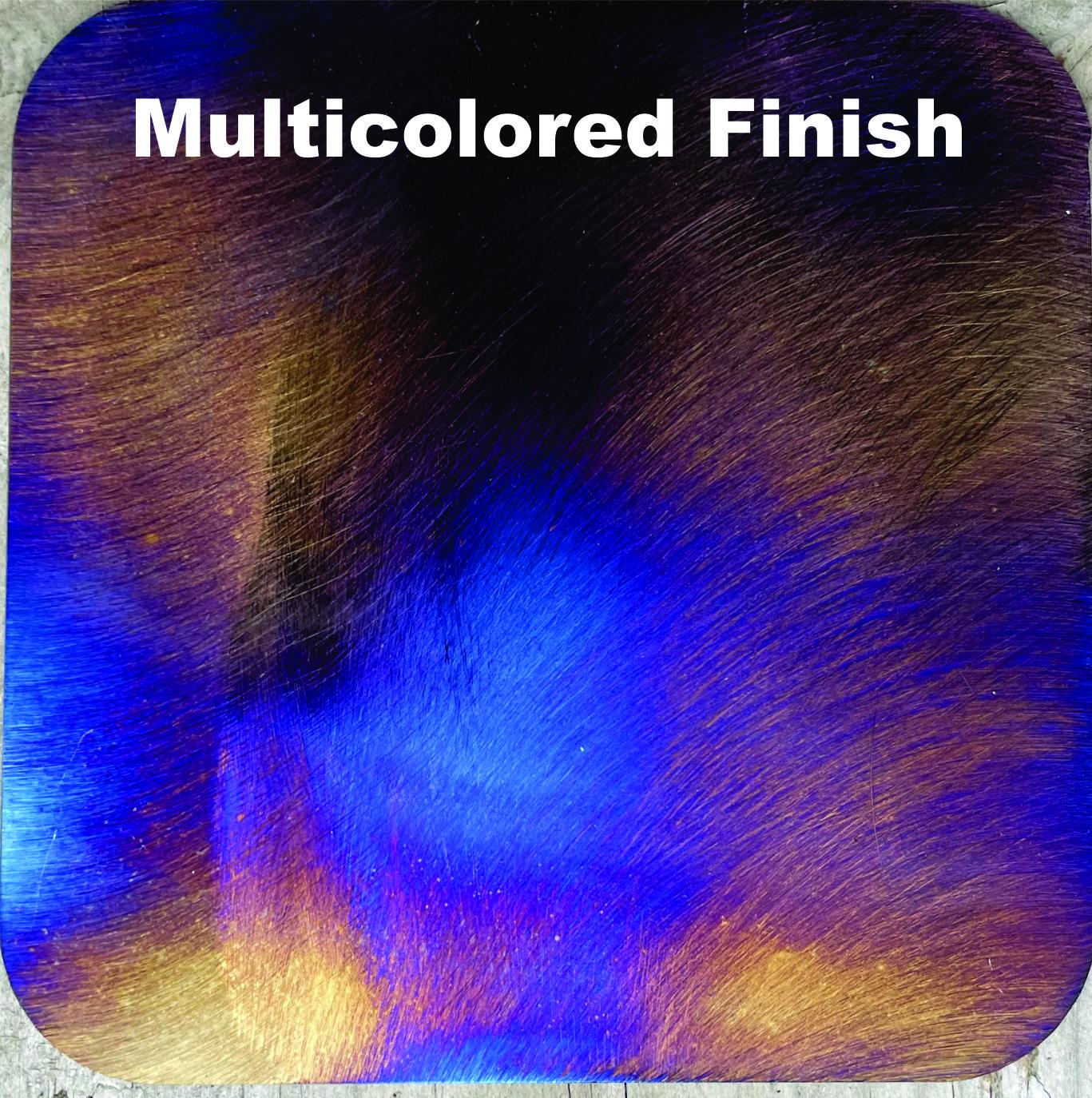 Multicolored finish