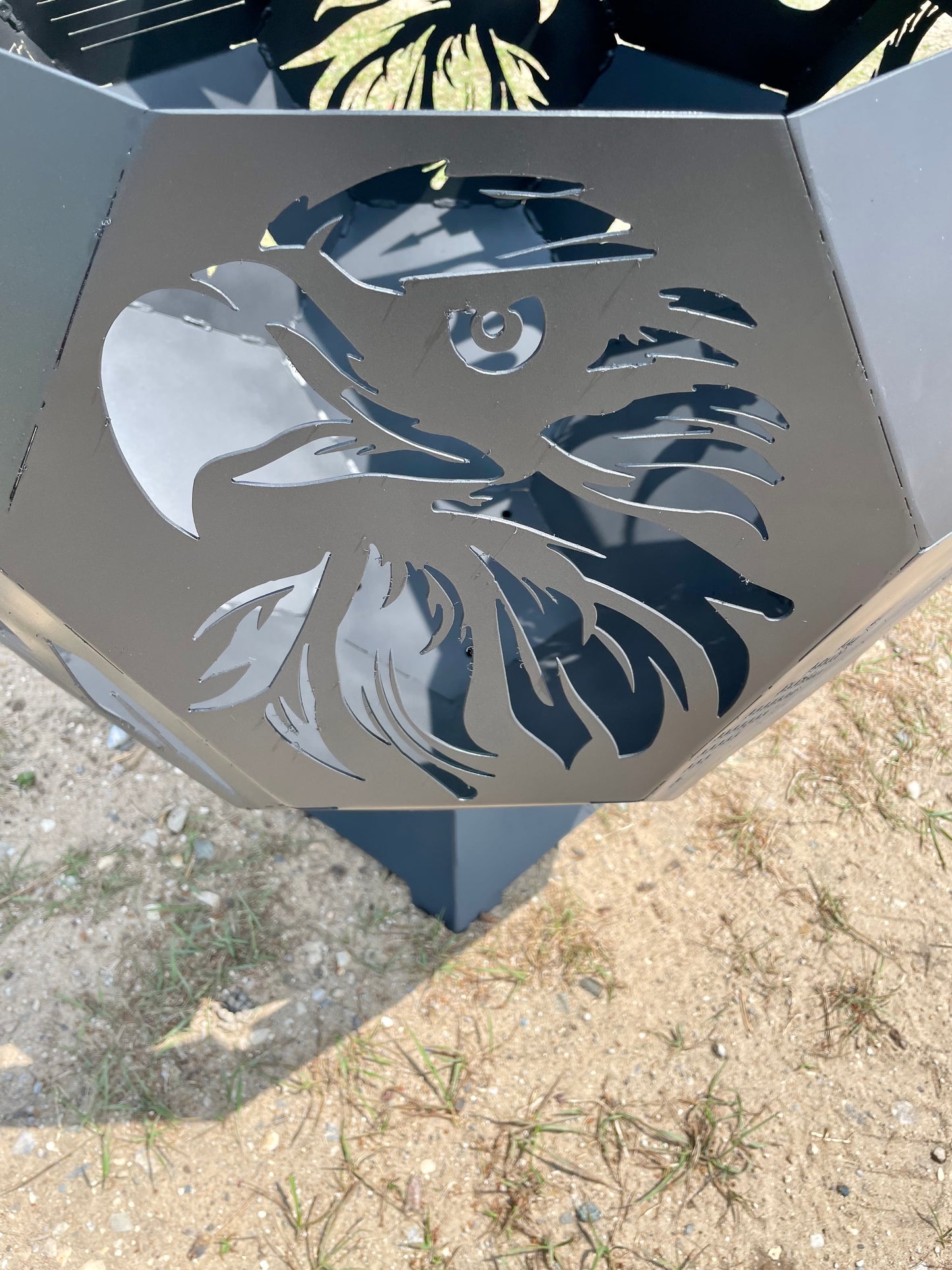 30" - 48" Patriotic Smooth Top Fire Pit Globe