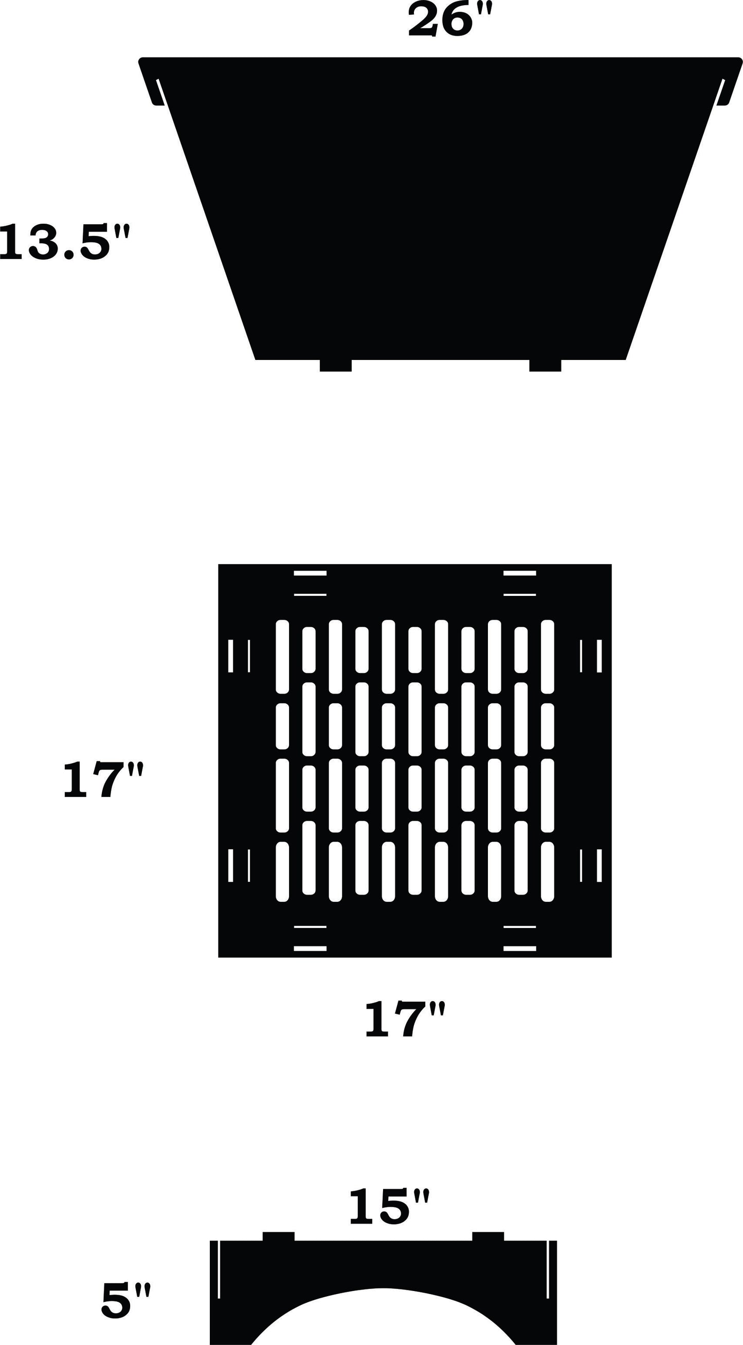 New "Create Your Own" Slip together Square Fire Pit