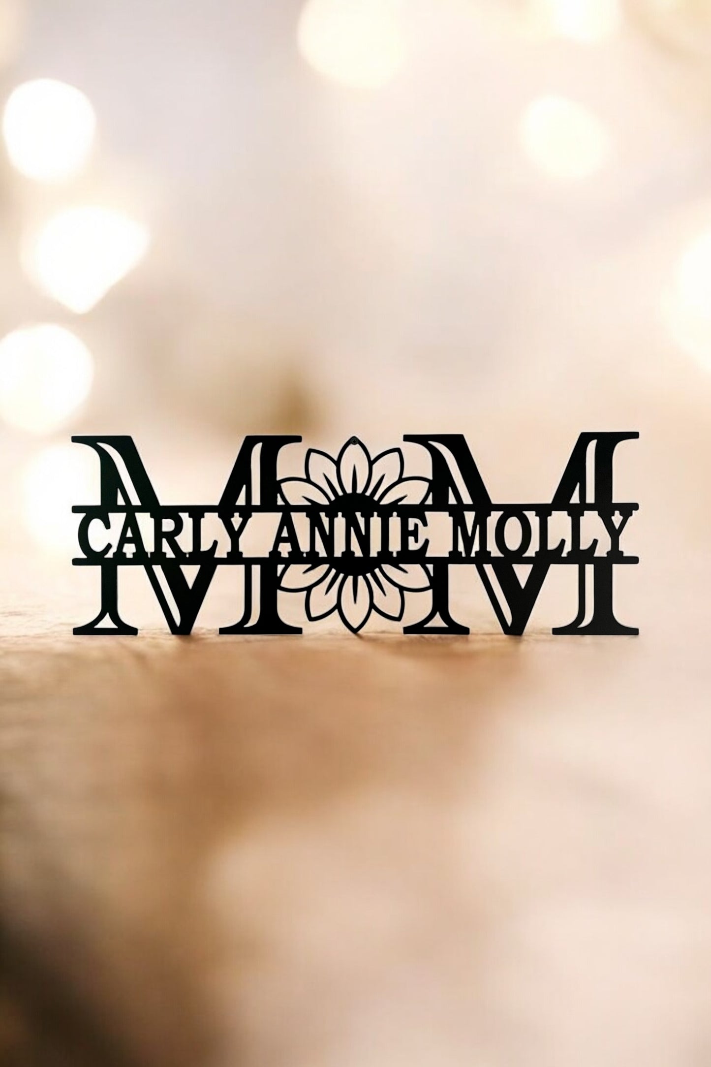 Personalized "Mom" with Names Home Decor
