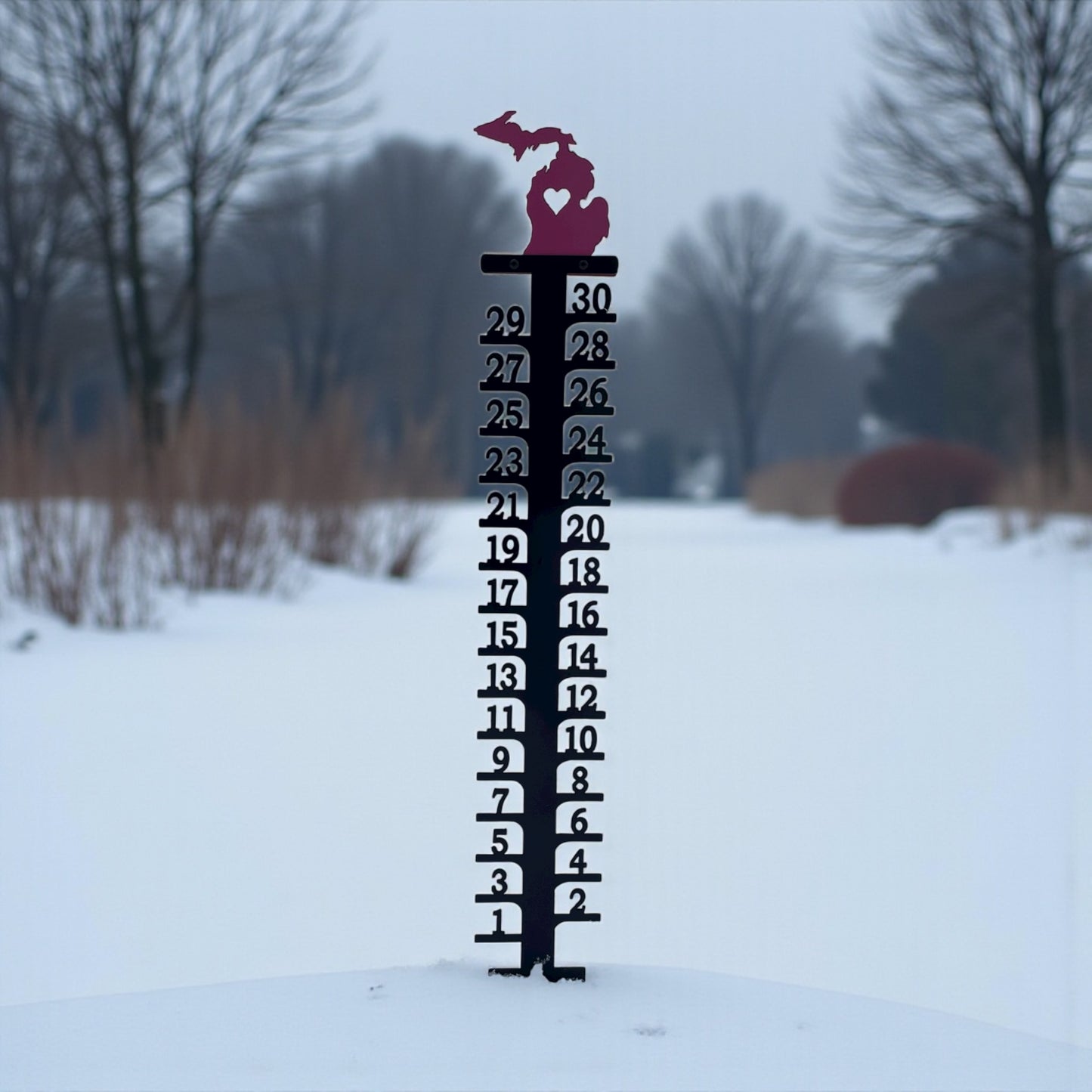 You Choose the Top Snow Measuring Stick with industrial number design