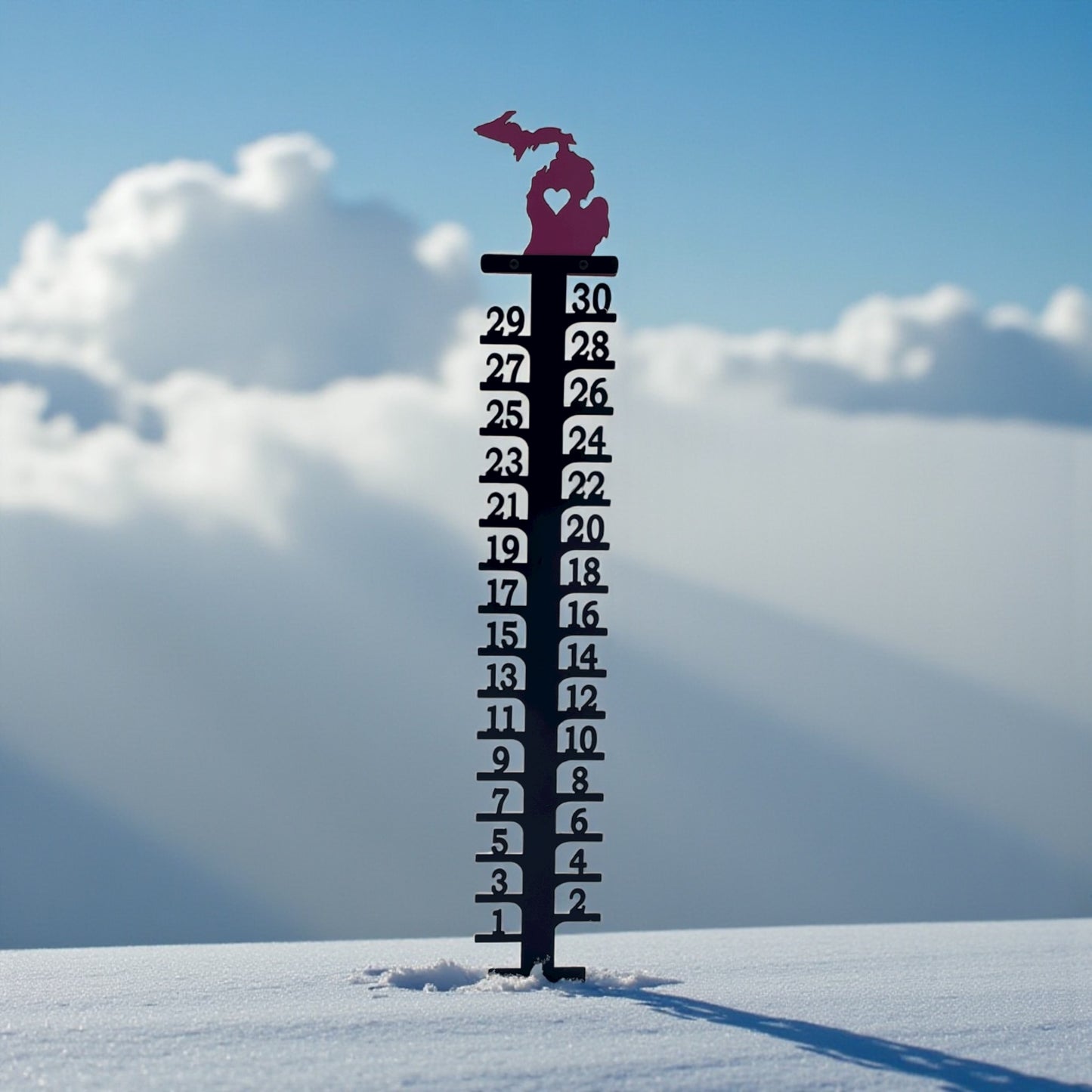 You Choose the Top Snow Measuring Stick with industrial number design