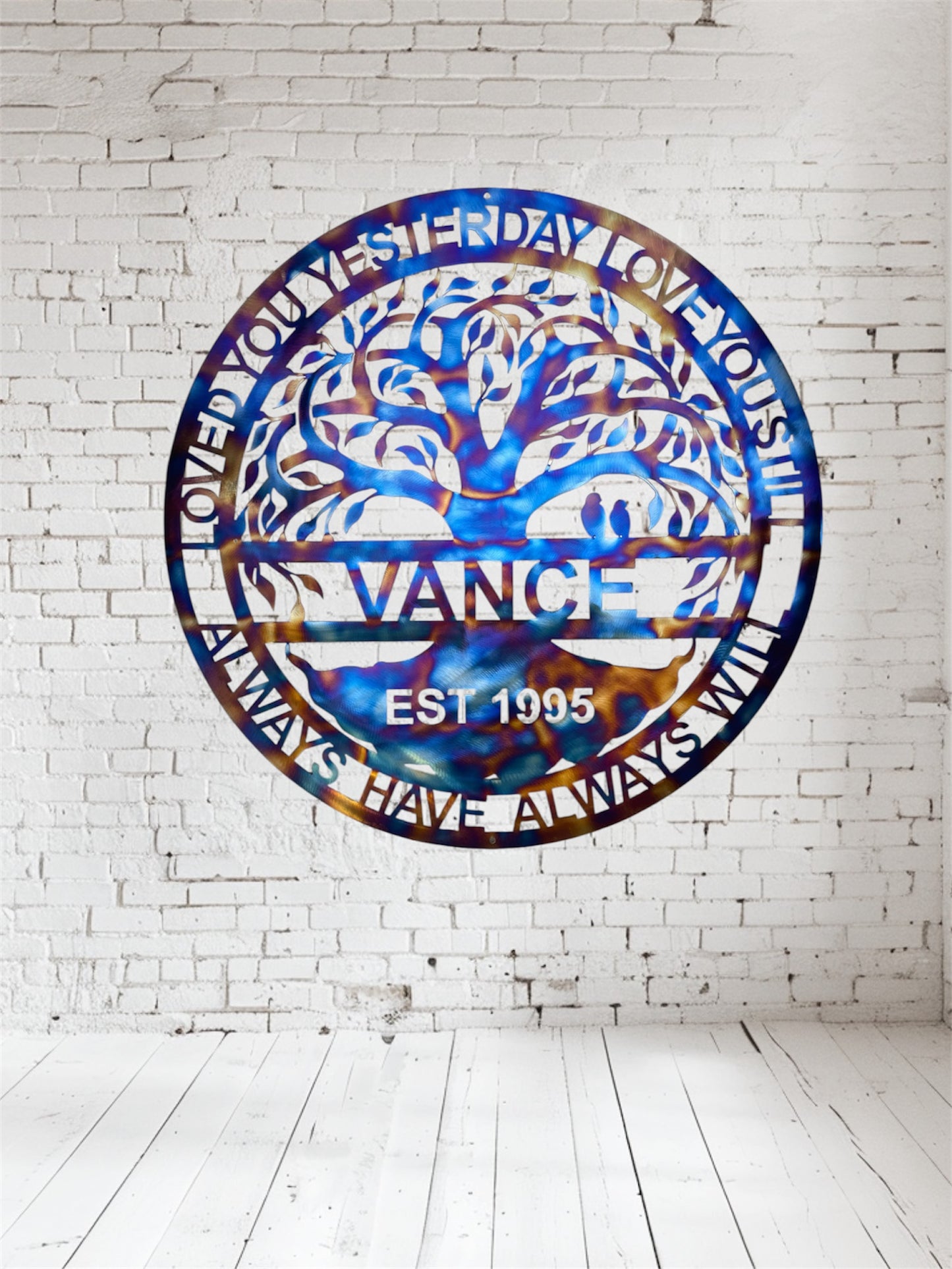 Personalized Tree of Life with Loving Message
