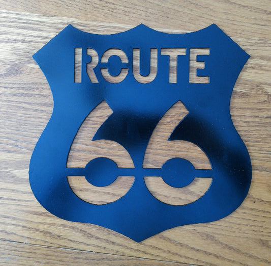Metal Road Sign - Route 66, M22, I-75, 131