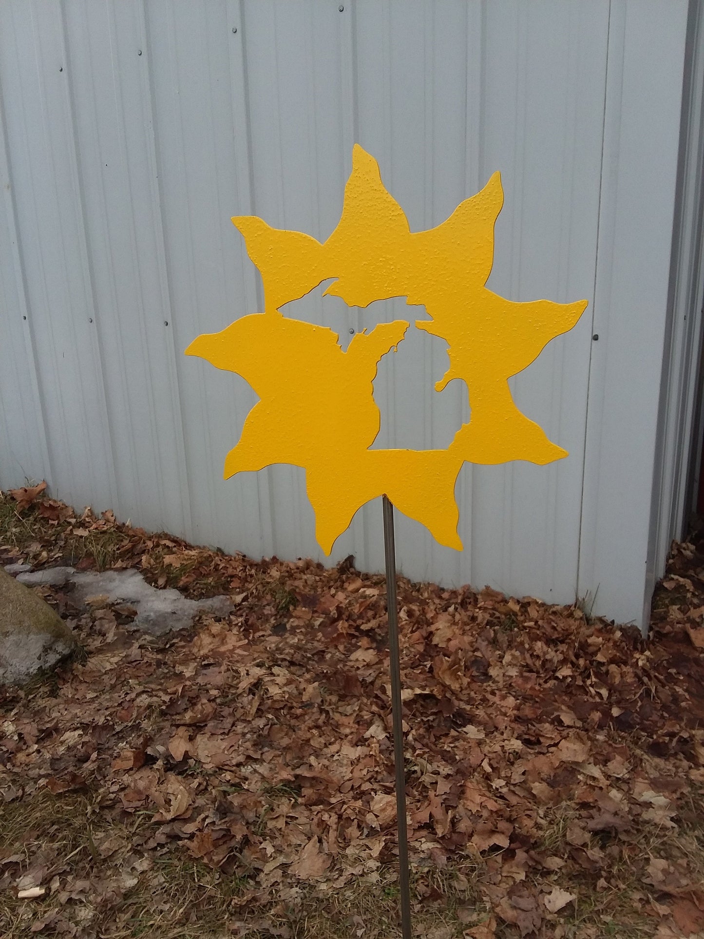 Sunshine Garden Yard Stake with State Cut-out - Request a State - Garden Decor