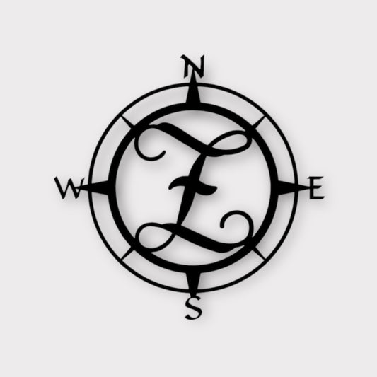 Monogram Nautical Compass
